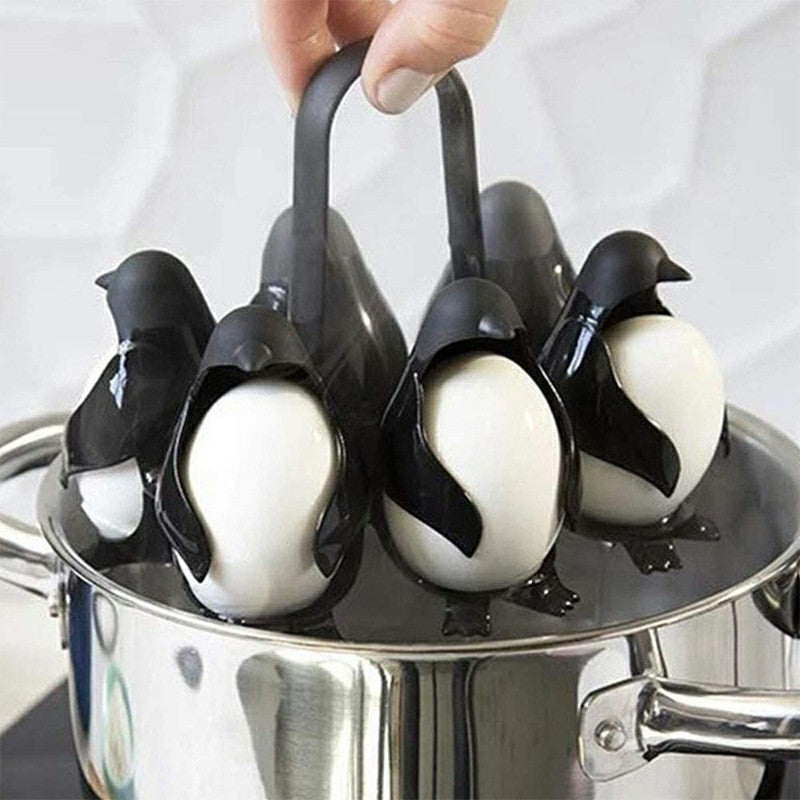 Cook Store and Serve Egg Holder Penguin-Shaped Boiled Egg Cooker 🇬🇧