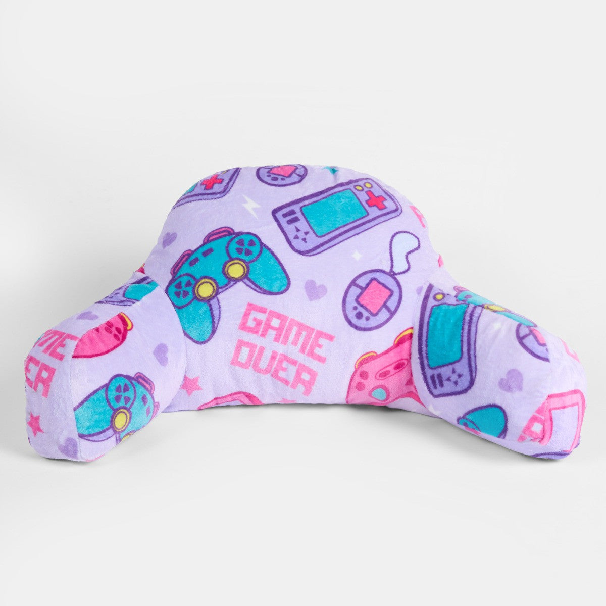 Kids Gaming Fleece Cuddle Cushion - Lilac 🇬🇧