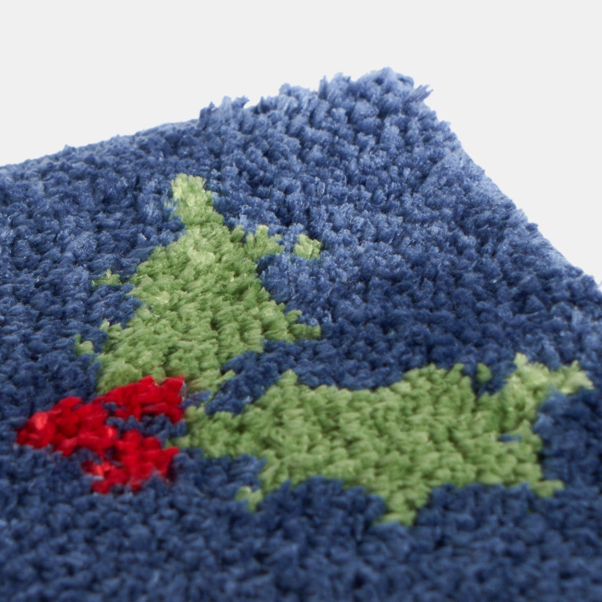 Gingerbread Pedestal Mat & Toilet Seat Cover - Navy 🇬🇧