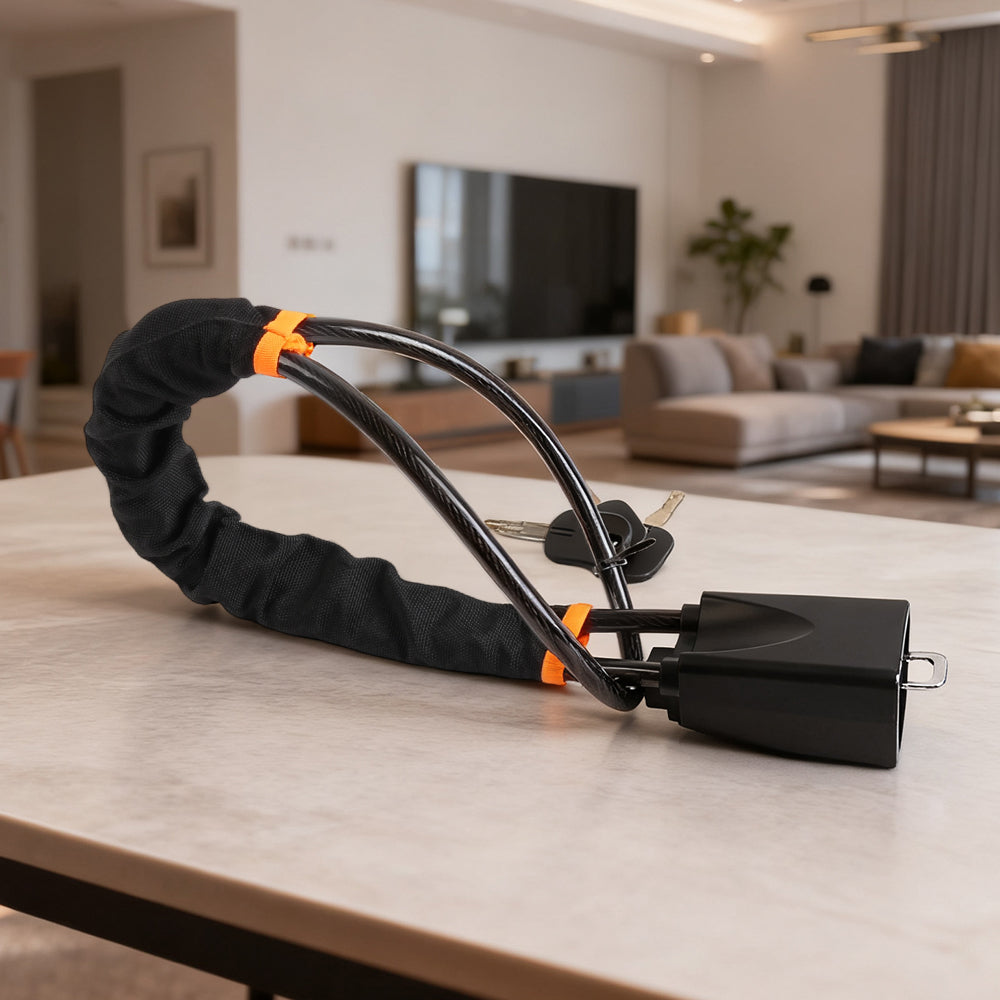 Car Steering Wheel Lock With 3 Keys Anti Theft Device Seat Belt Lock Steering Wheel Lock 🇬🇧
