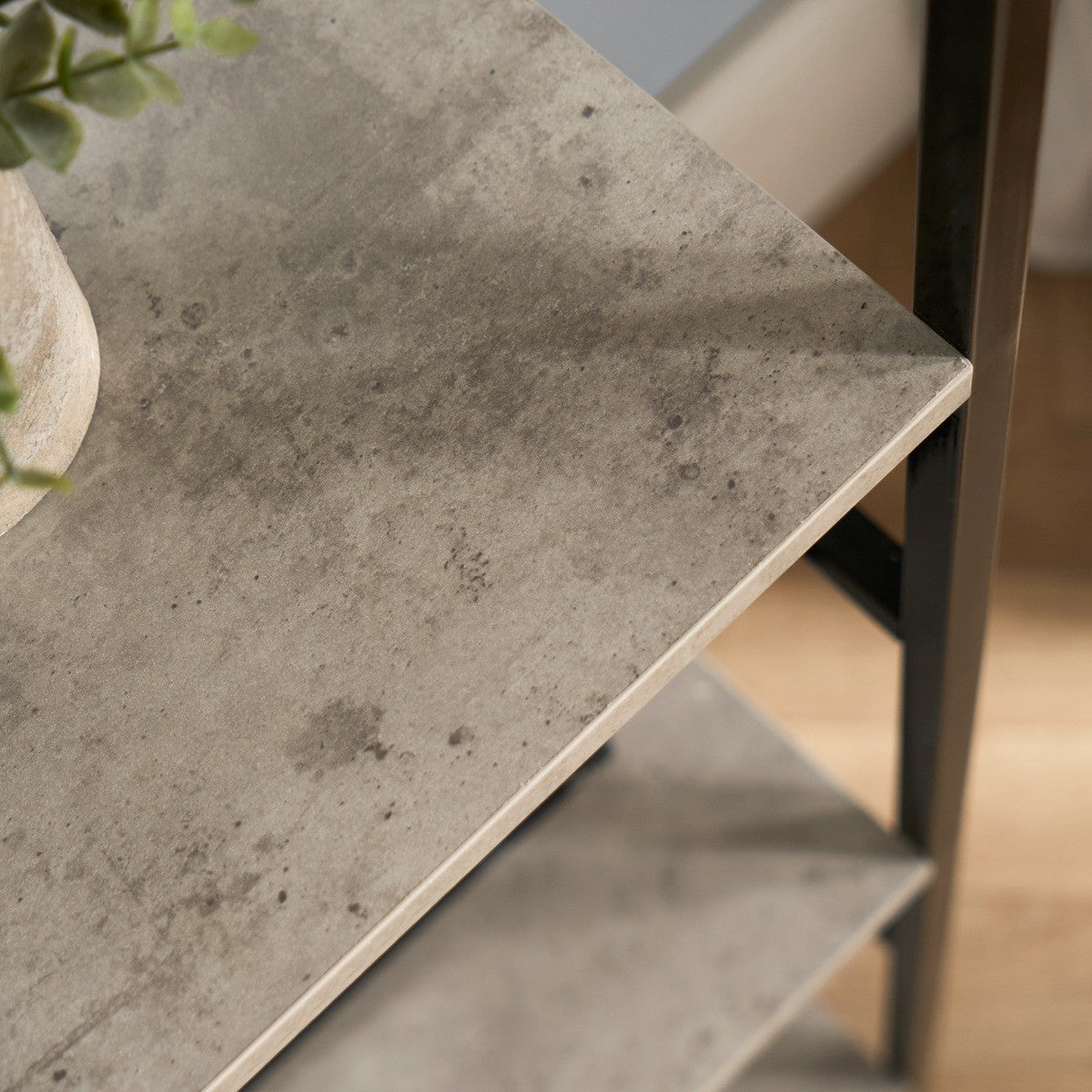 Manhattan 5-Tier Shelving Unit – Concrete Effect 🇬🇧