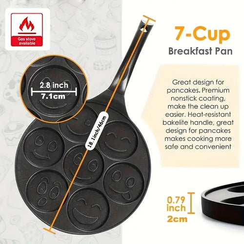 7 Pancake Griddle Pan 🇨🇳