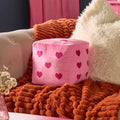 Heart Print Dice Cushion - Pink 🇬🇧