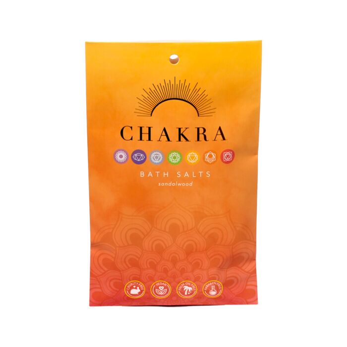 Set of 4 Chakra Bath Salt Sachets 🇬🇧