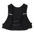 Cycling Running Vest Bag Reflective Hydration Vest Storage Bag Lightweight Backpack - Black 🇬🇧