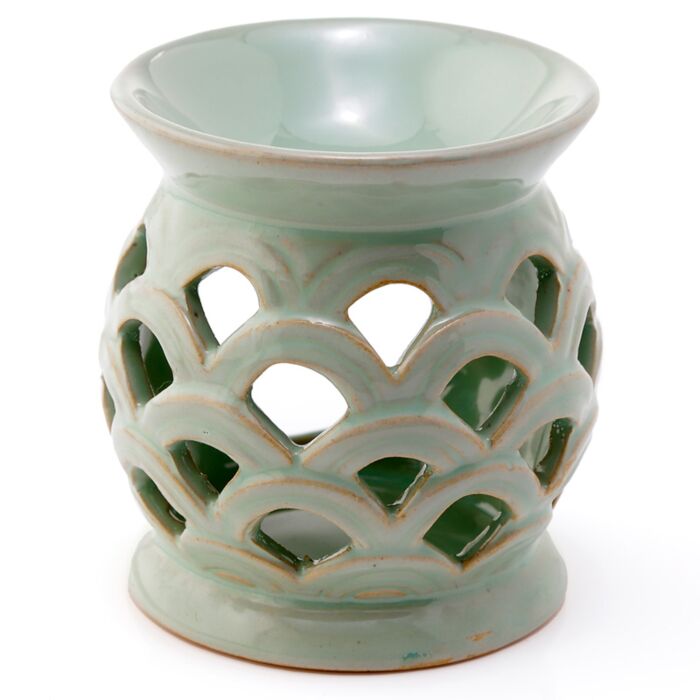 Eden Scallop Cut out Ceramic Oil Burner 🇬🇧