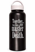 Printed Stainless Steel Water Bottle – Reusable Black Bottle with Harry Potter, Joker & Movie Designs 🇬🇧