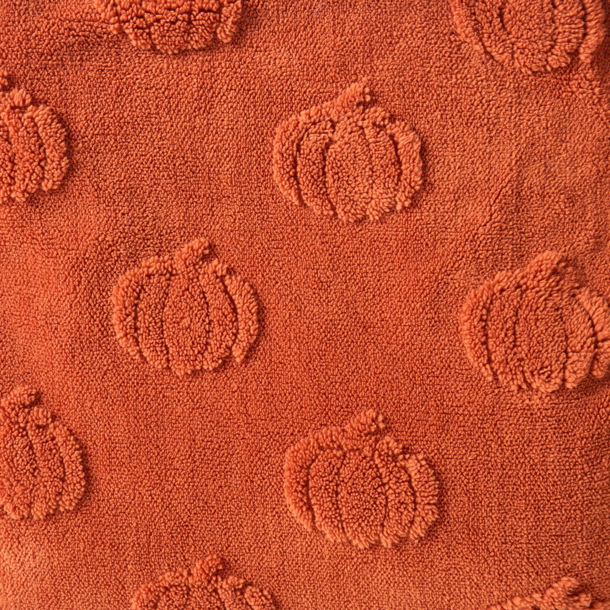 Tufted Pumpkin Fleece Throw - Rust 🇬🇧