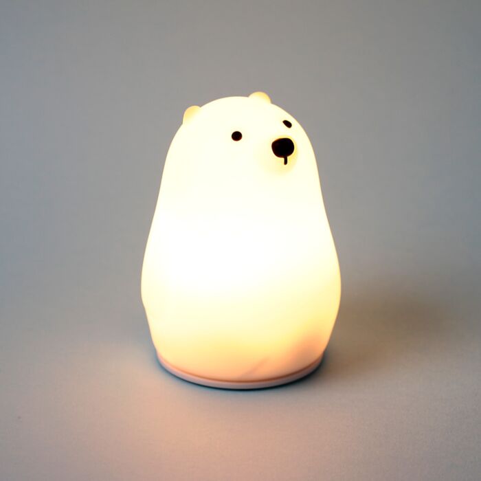 Adoramals Polar Bear Colour Change LED Night Light Sleep Lamp 🇬🇧