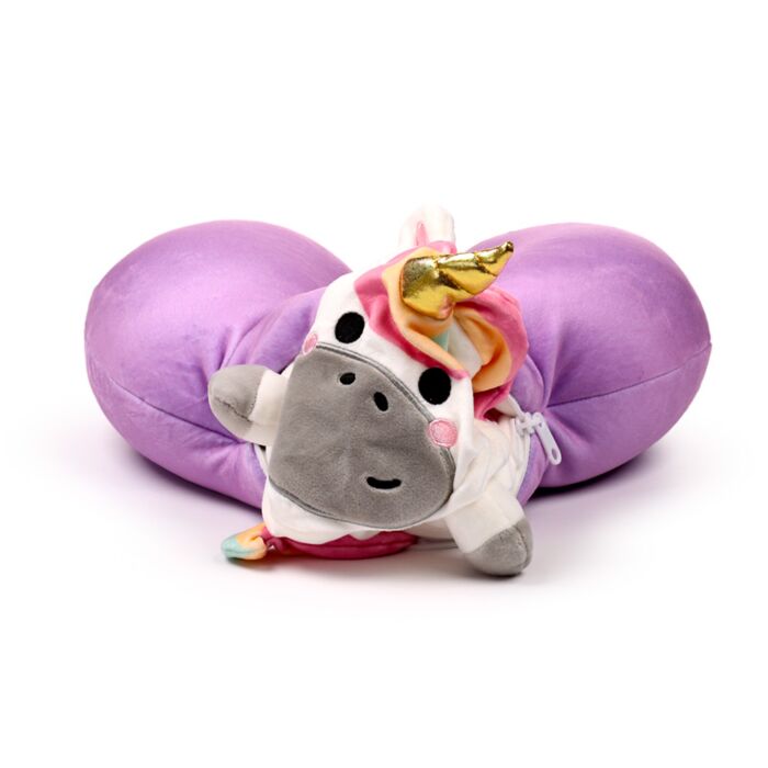 Swapseazzz Adoracorns Unicorn 2-in-1 Plush Travel Pillow & Toy 🇬🇧