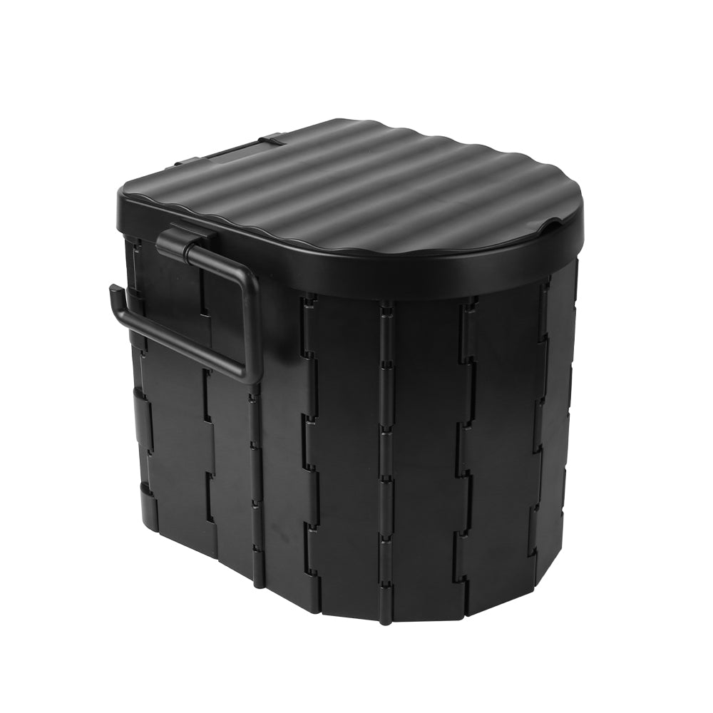 Folding Toilet Car Outdoor Travel Potty Portable for Camping Hiking Beach with 12 Garbage Bags 🇬🇧