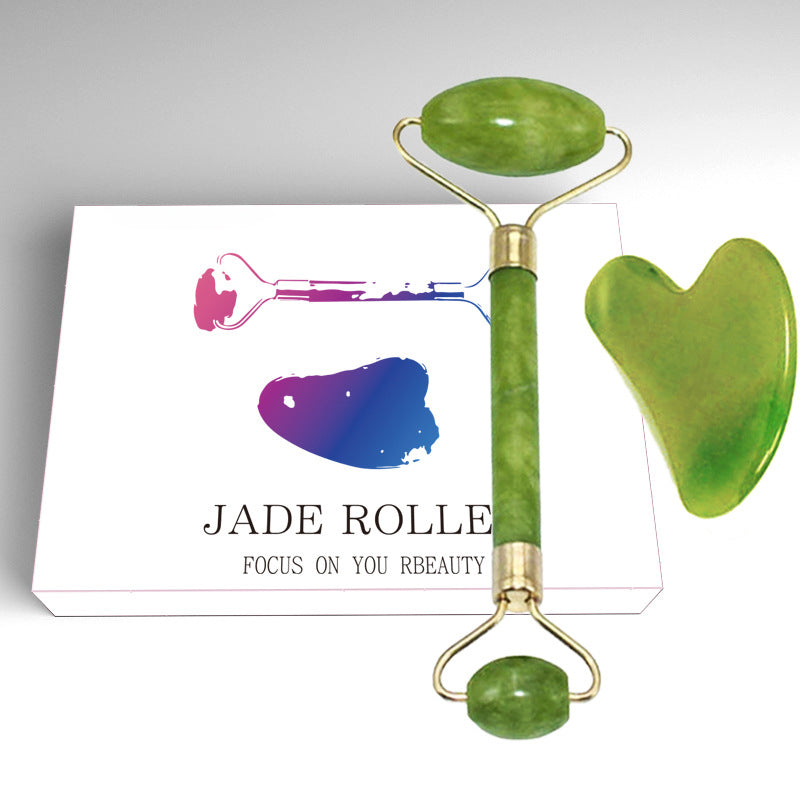 Jade Roller with Gua Sha Scraper for Face Beauty Roller to Improve the Appearance of your Skin 🇬🇧