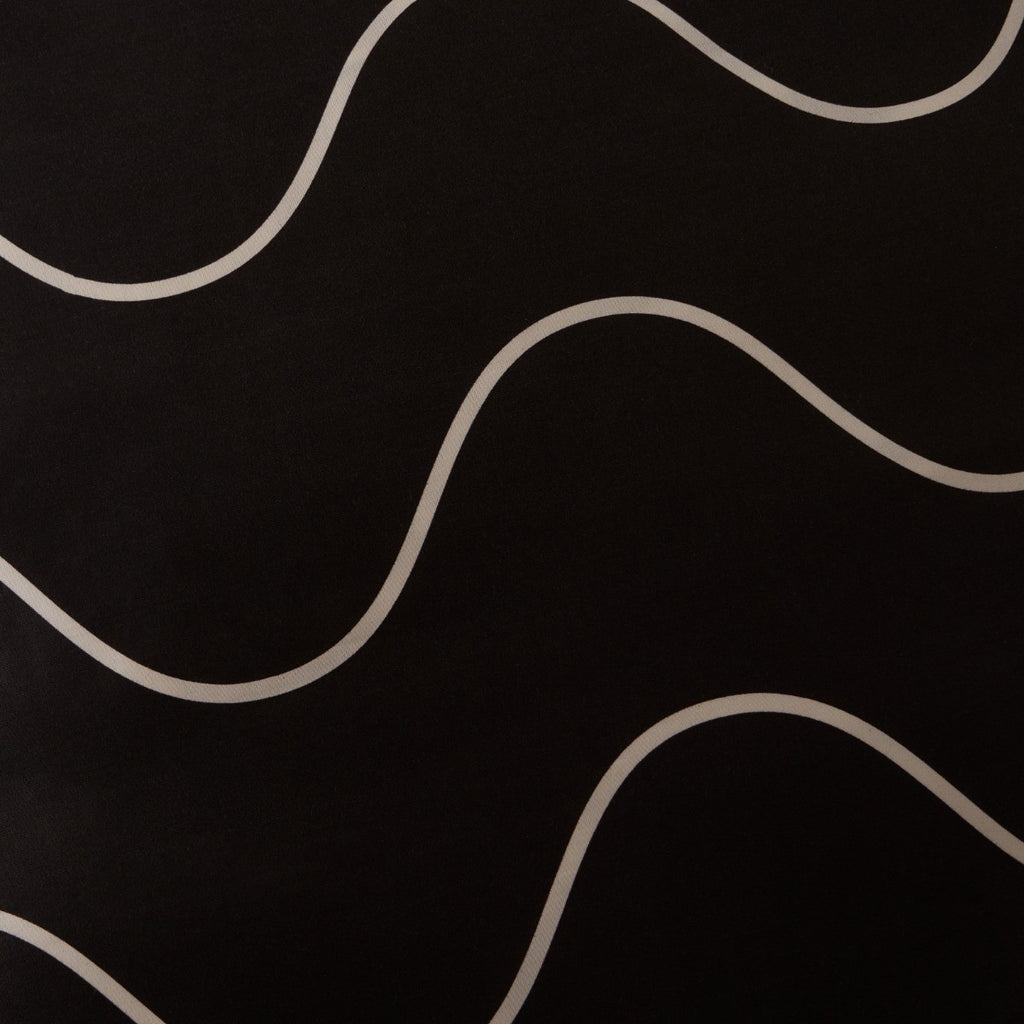 Waved Lines Print Duvet Cover Set - Monochrome 🇬🇧