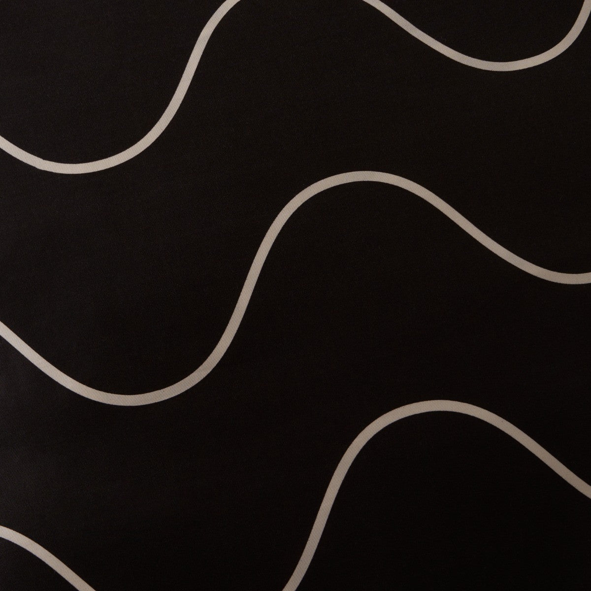 Waved Lines Print Duvet Cover Set - Monochrome 🇬🇧