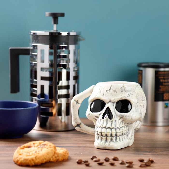 Ancient Skull Head Ceramic Shaped Mug 🇬🇧
