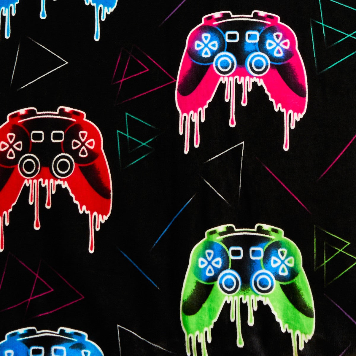 Gaming Glow In The Dark Duvet Set - Black 🇬🇧