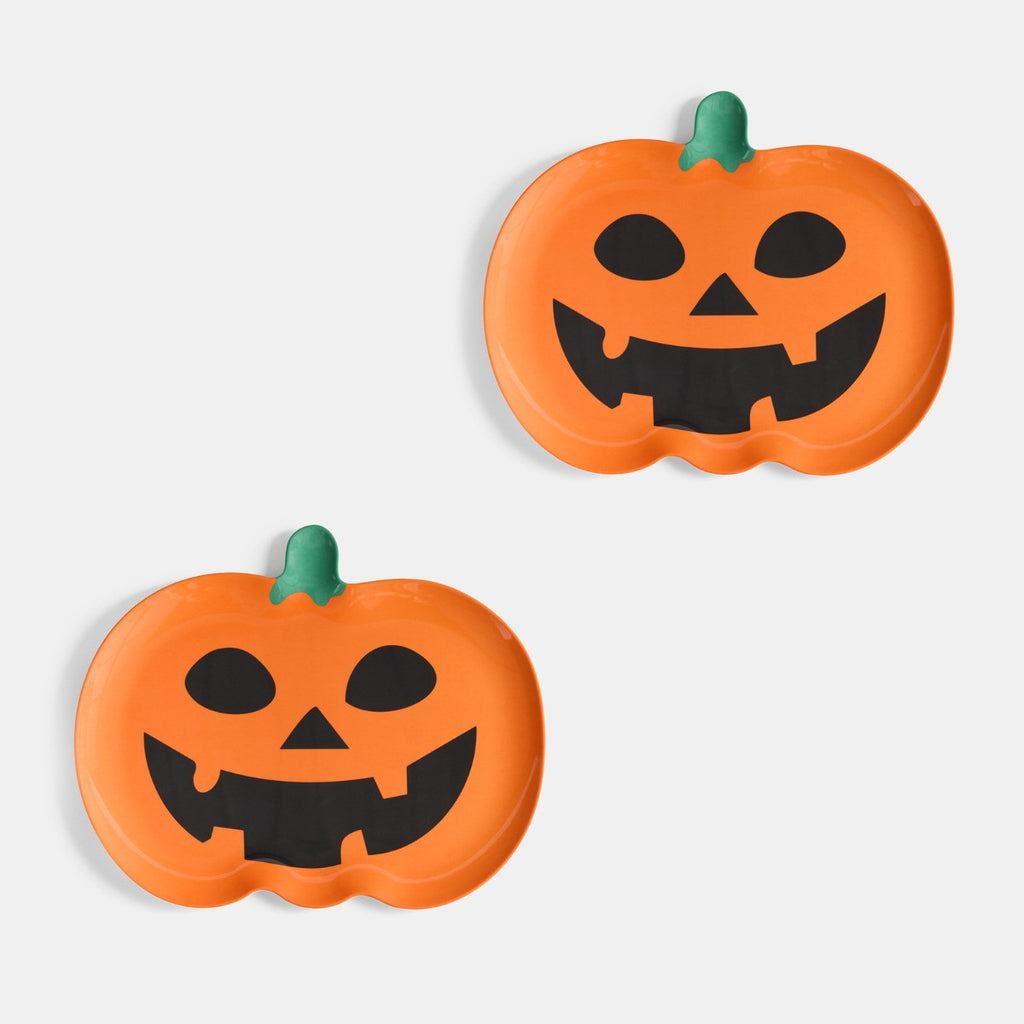 2 Pack Halloween Trio Serving Platters - Black/White 🇬🇧