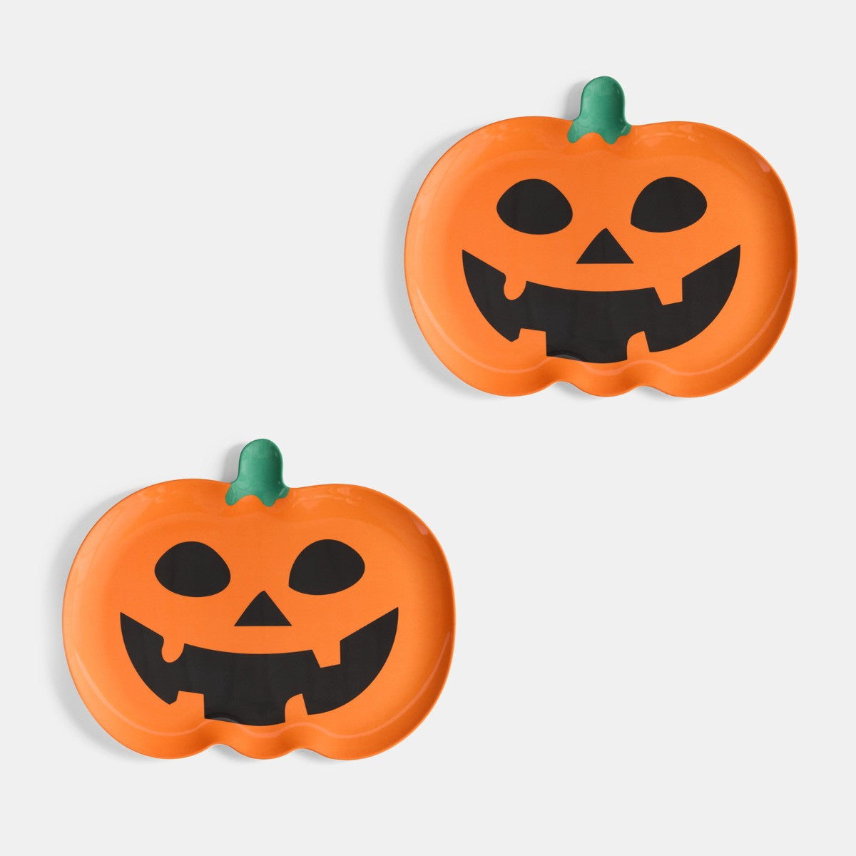 2 Pack Halloween Trio Serving Platters - Black/White 🇬🇧