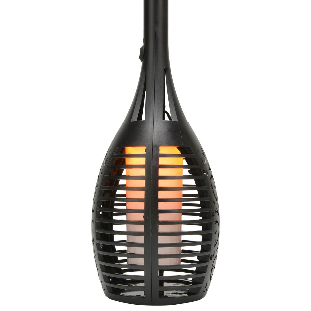 2x Solar Flame Garden Lights - Waterproof LED Torches for Outdoor Use 🇬🇧