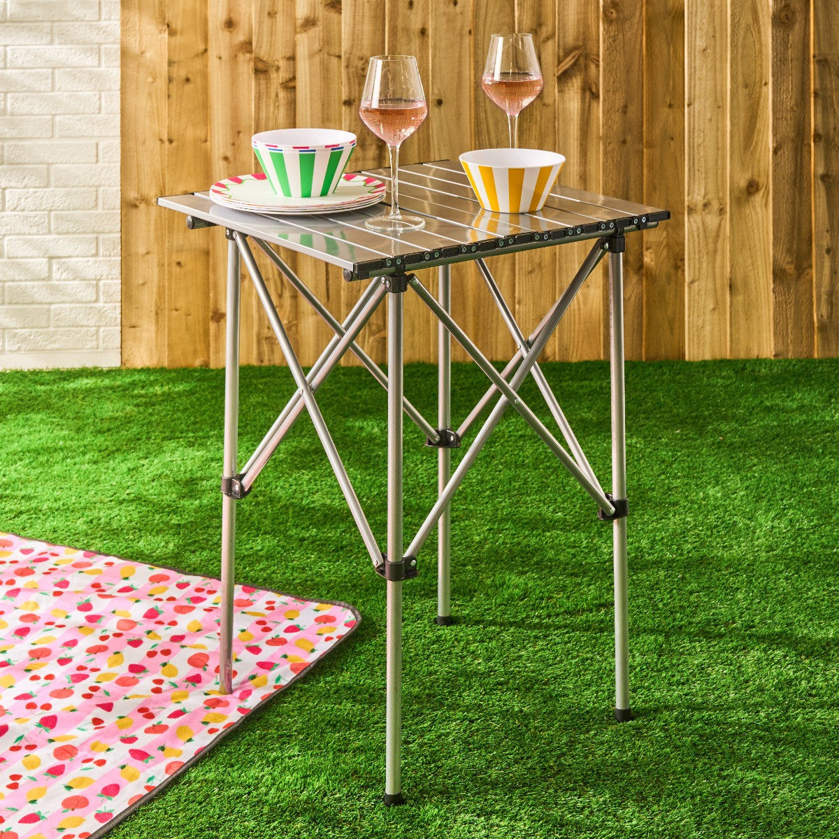 Foldable Camping Table - Grey 🇬🇧