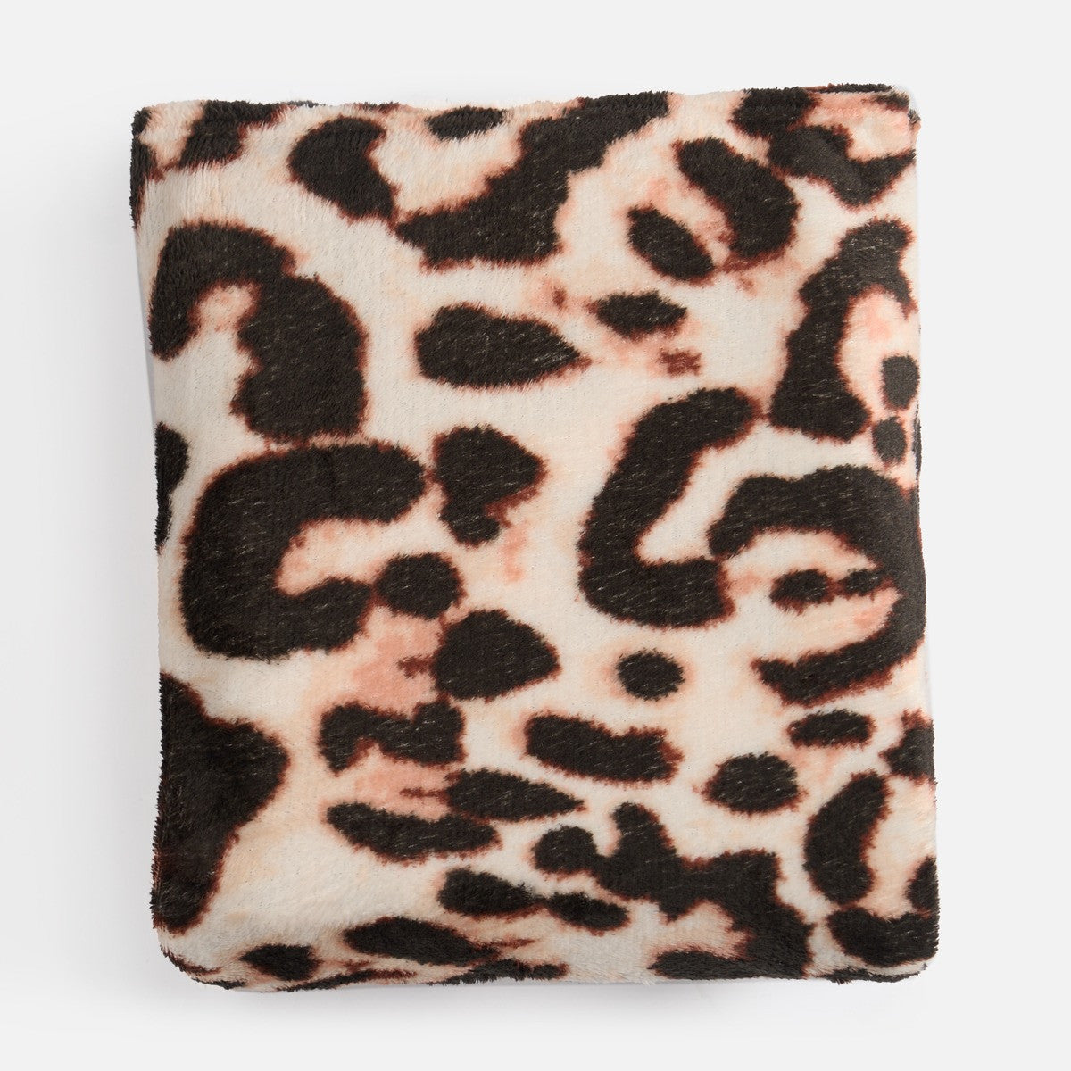 Ultra Soft Leopard Print Throw - Natural 🇬🇧
