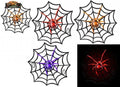 Light up spider on web (Assorted) 🇬🇧