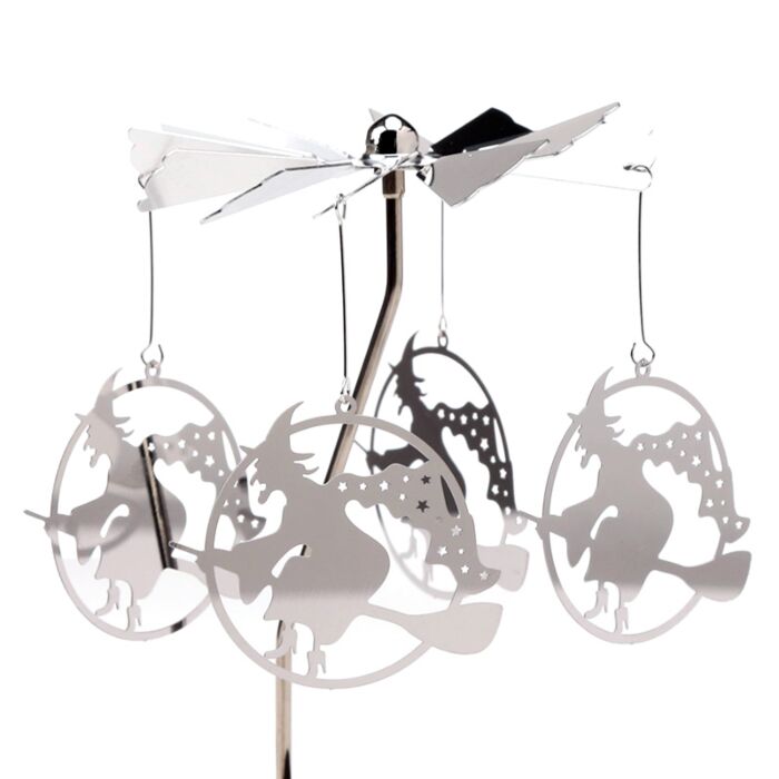 Spinning Tea Light Carousel Candle Holder - Witch 🇬🇧