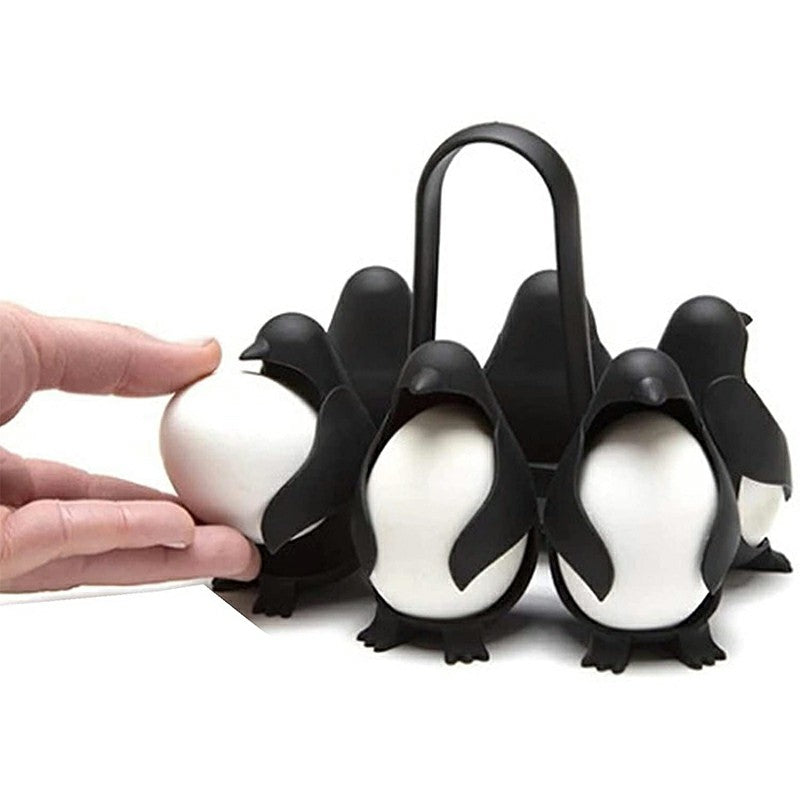 Cook Store and Serve Egg Holder Penguin-Shaped Boiled Egg Cooker 🇬🇧