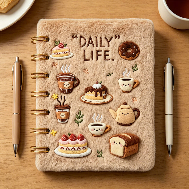 Coffee Style Compact Notebook Spiral Bound Lightweight Writing Notebook Composition Book for Students Kids Random Colours 🇬🇧
