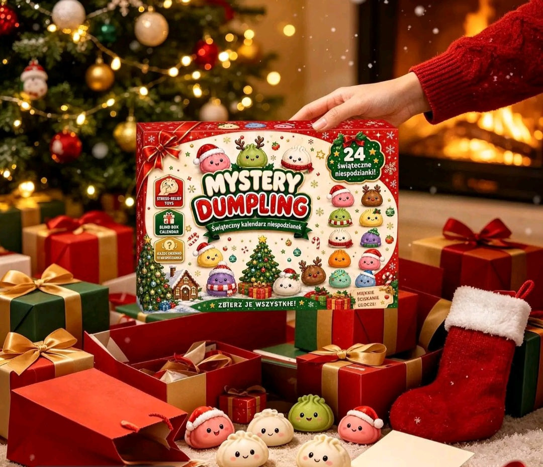 Christmas Squishy Advent Calendar 2026 - Fidget Christmas Countdown 🇬🇧