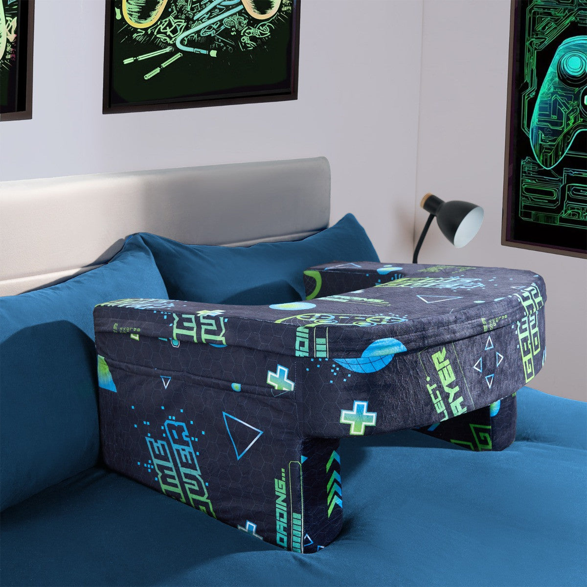 Gaming Desk Lap Pillow - Hot Pink 🇬🇧