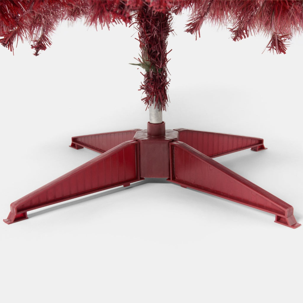Christmas Tree, Burgundy - 6ft 🇬🇧