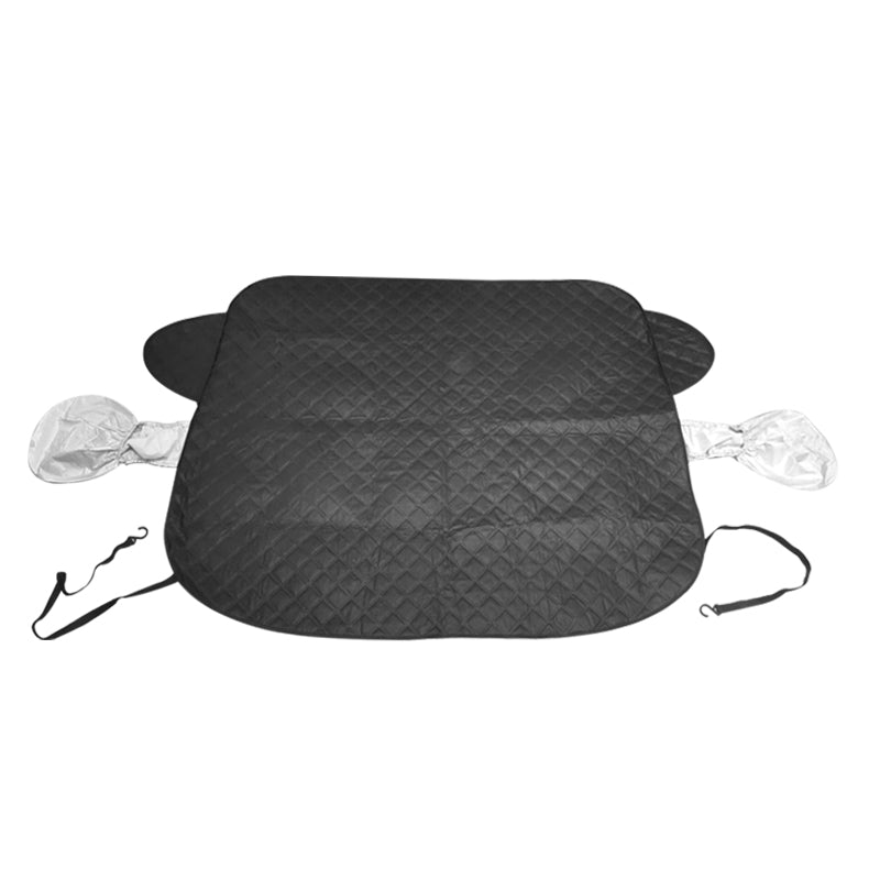 Car Windshield Snow Cover Winter Windscreen Covers Windproof Frost and Ice Removal for SUV Truck Sedan Van 65" x 49.6" 🇬🇧