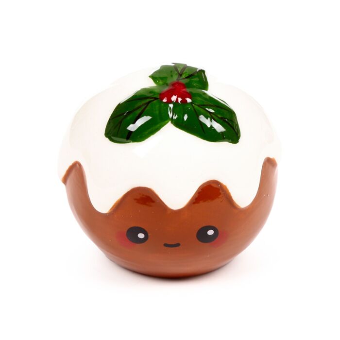 Ceramic Salt & Pepper Set - Foodiemals Christmas Pudding 🇬🇧