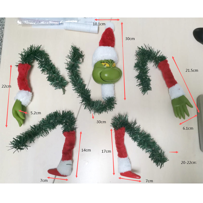 Stuffed Stuck Garland Elf Arm Leg Head Ornaments Christmas Tree Decorations 🇬🇧