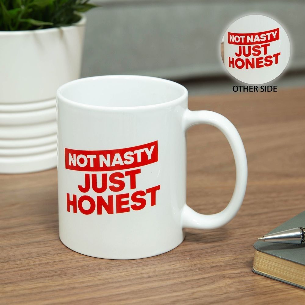 Ministry of humour mug - Not Nasty, Just Honest 🇬🇧