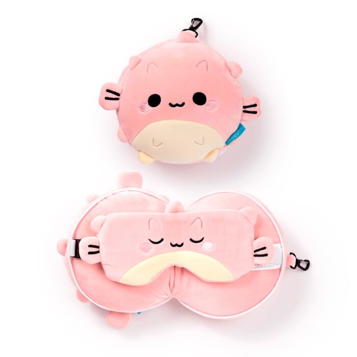 Relaxeazzz Adoramals Travel Pillow & Eye Mask 🇬🇧