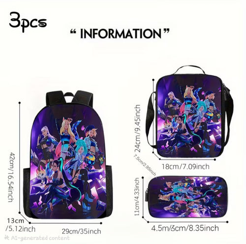 3pcs DH themed Backpack 🇨🇳