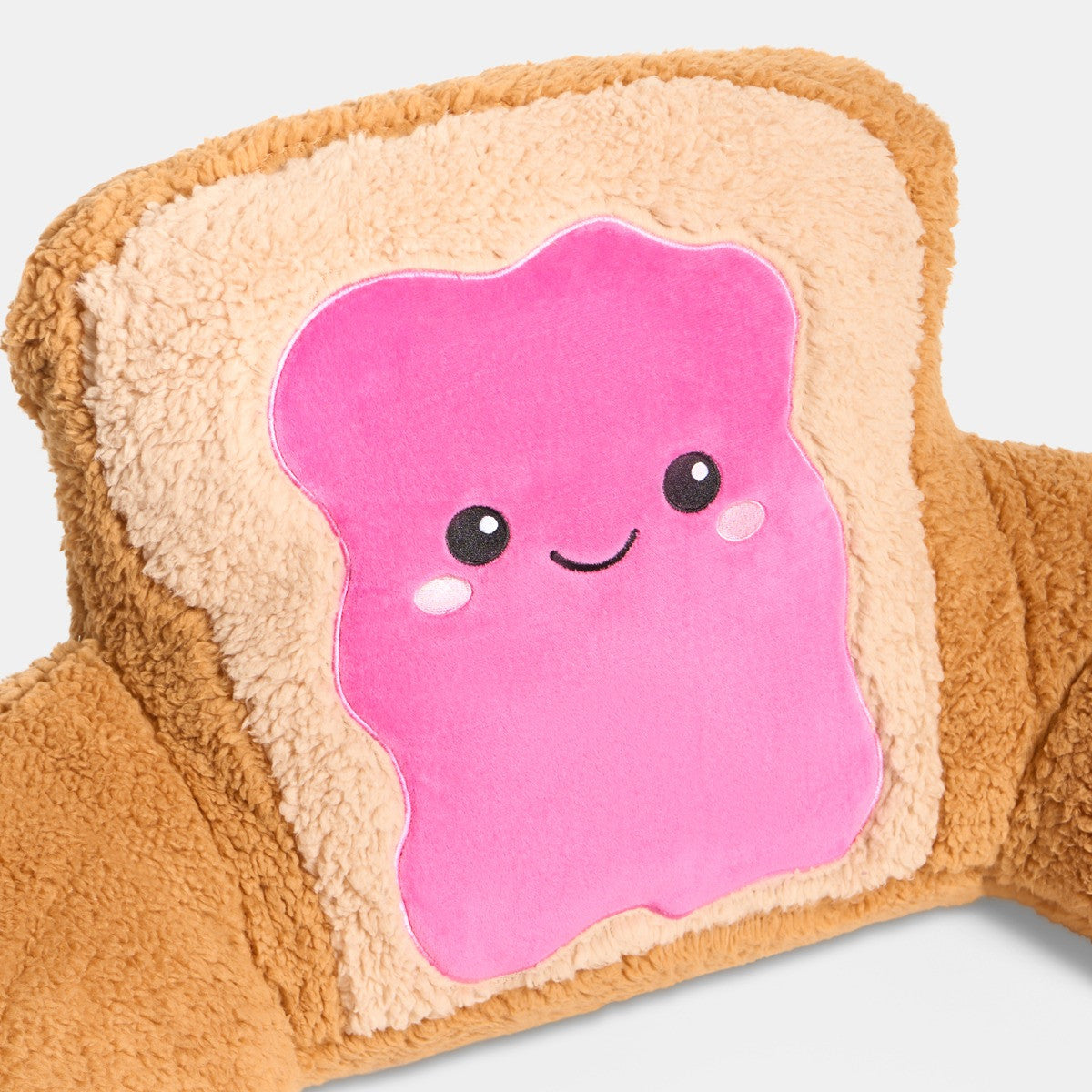 Rosie The Jam Toast Cuddle Cushion - Hot Pink/Natural 🇬🇧