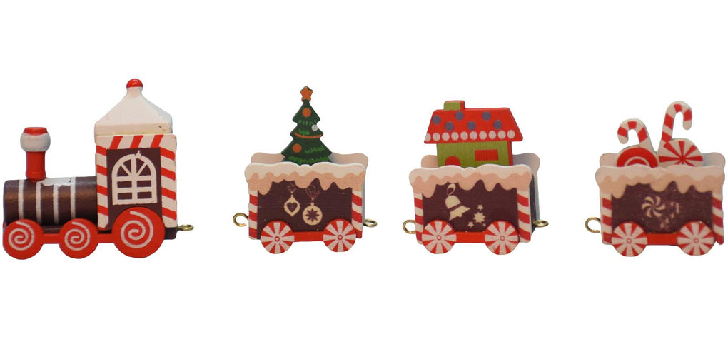 Christmas Train 4 Pack Assorted 🇬🇧
