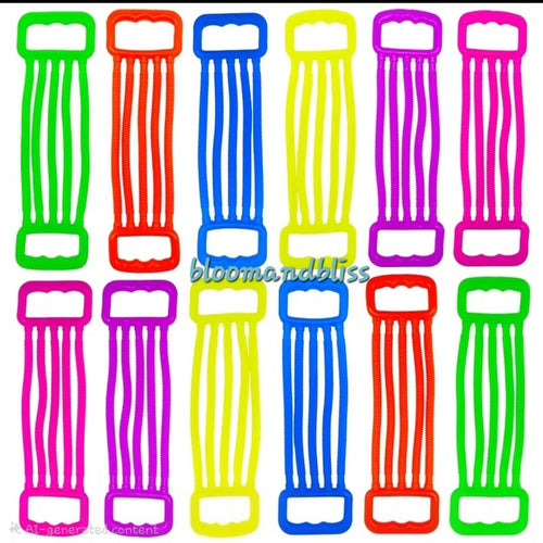 6pcs Soft Stretch Rope Set - Relax Toys, Suitable for Sensory Play and Finger Activities 🇨🇳