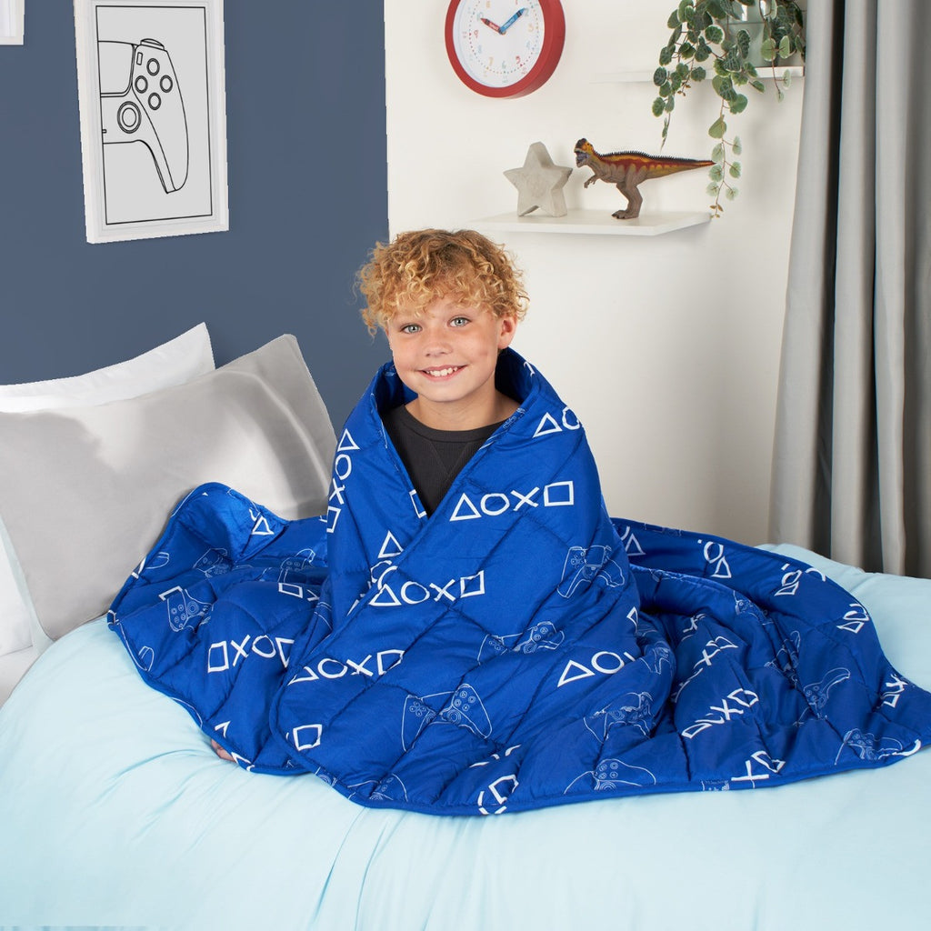 PlayStation Player Weighted Blanket, Blue - 3kg 🇬🇧