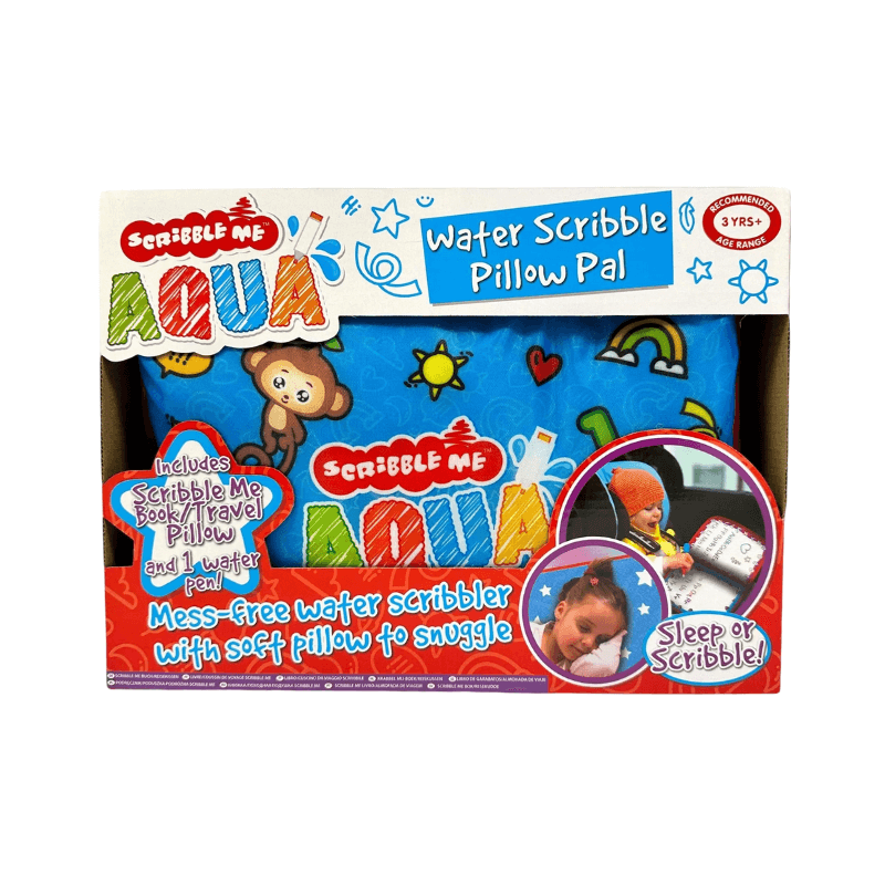 Scribble Me Aqua Pal Travel Neck Pillow Sleep 🇬🇧