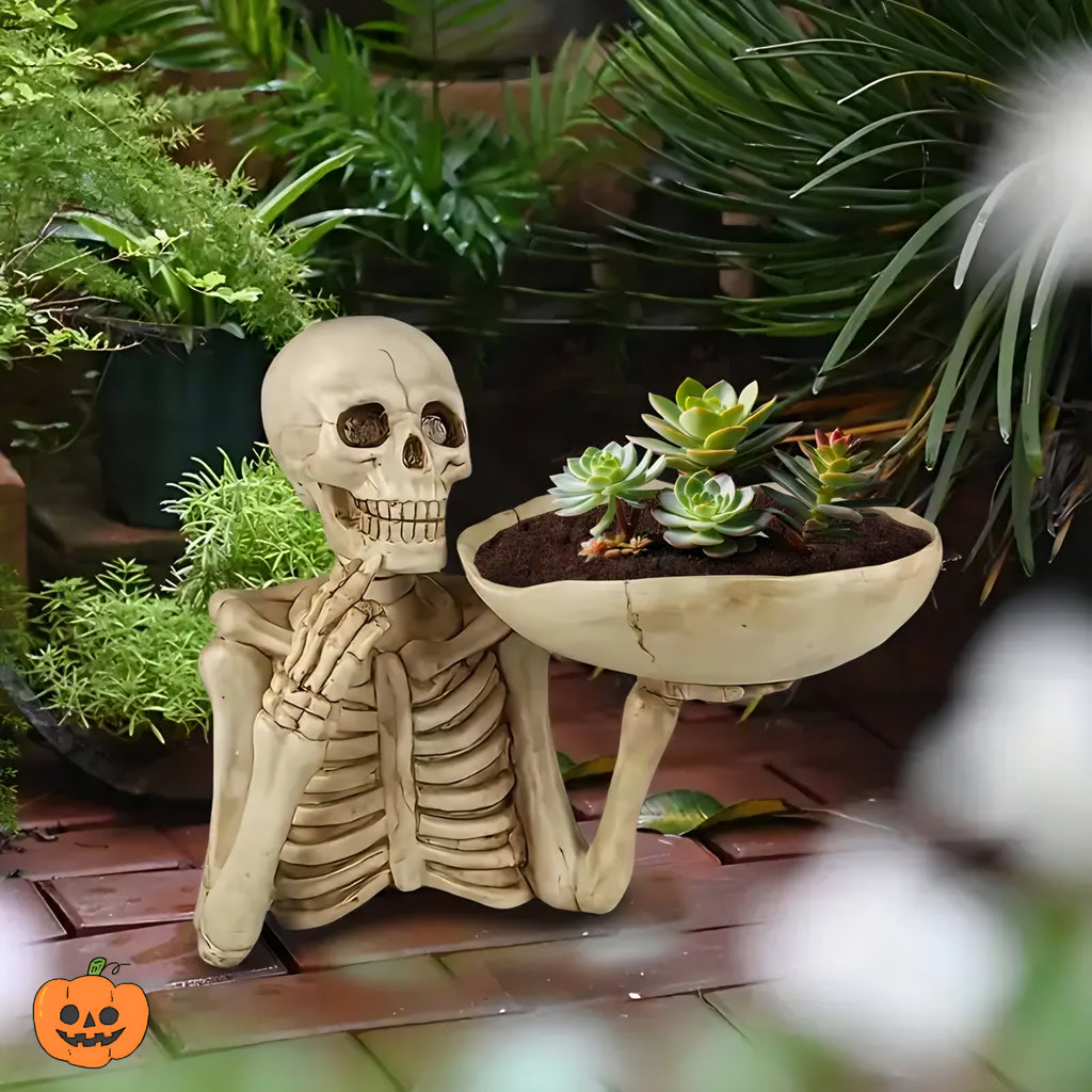 1 pcs Resin skull tray ornament with bowl 🇨🇳