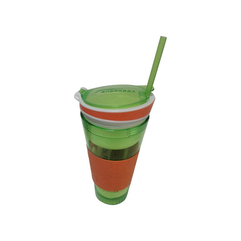 2 In 1 Plastic Travel Snack and Drink Cup - Random Colour 🇬🇧