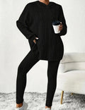 Plus Size Hooded long sleeve loungeset 🇨🇳