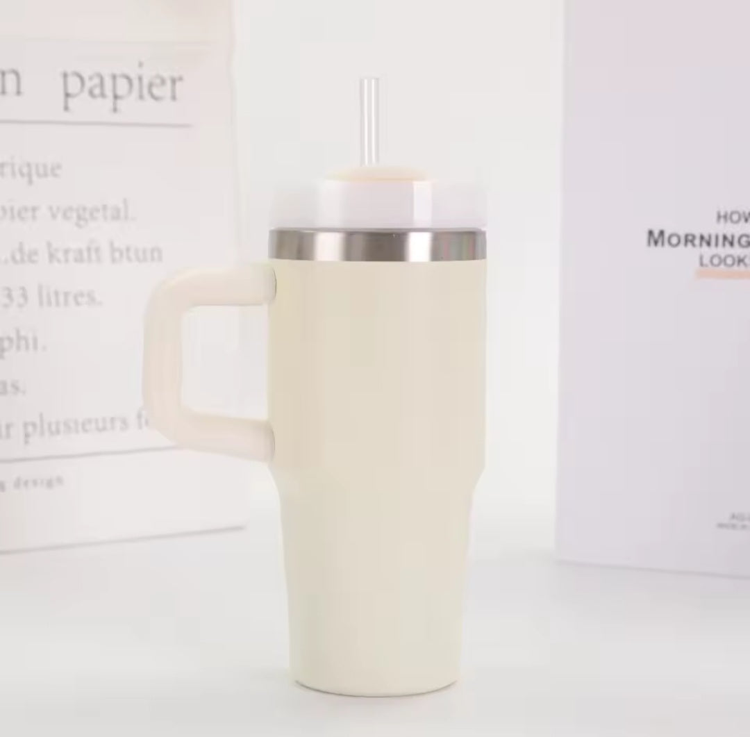 14oz Mug with handle stainless steel travel cup 🇨🇳