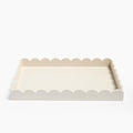 Rectangle Scallop Tray - Cream 🇬🇧