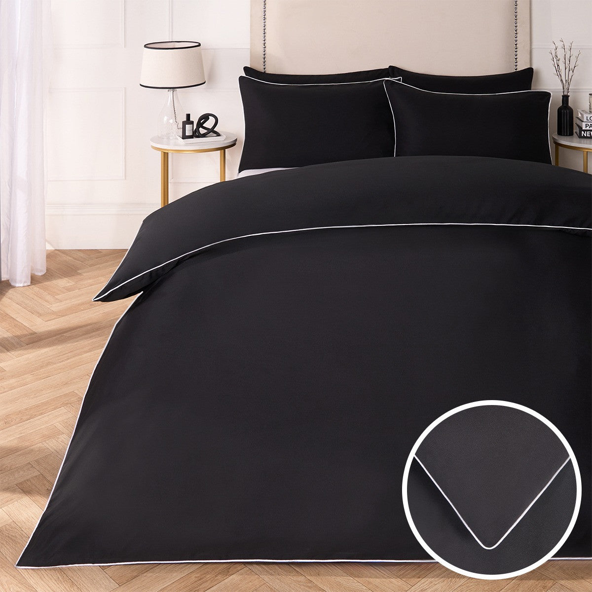 Piped Edge Duvet Set 🇬🇧