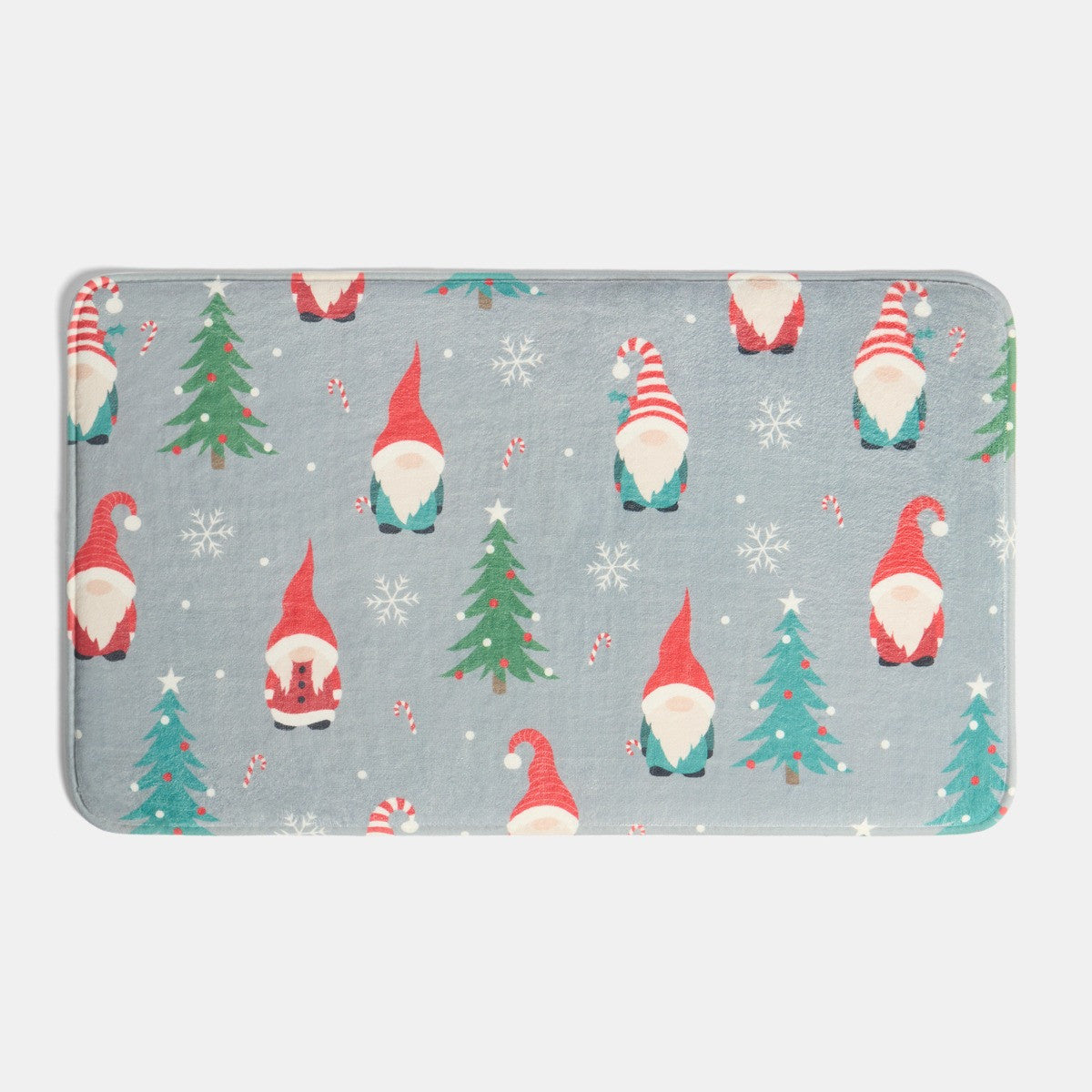 Christmas Gonk Embossed Bath Mat - Grey 🇬🇧